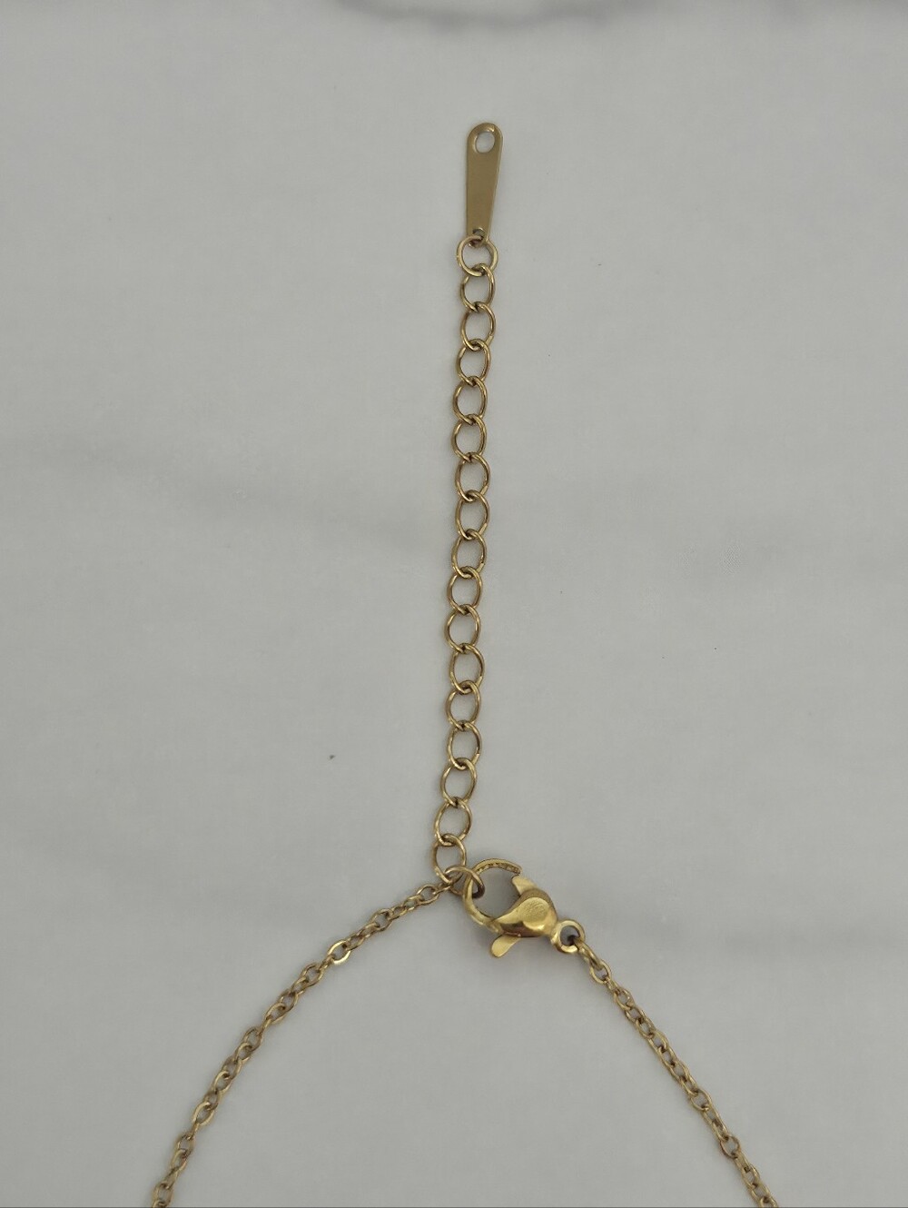 Gold Blue Enamel Butterfly Pendant Necklace Dainty Womens Jewelry - Picture 4 of 9